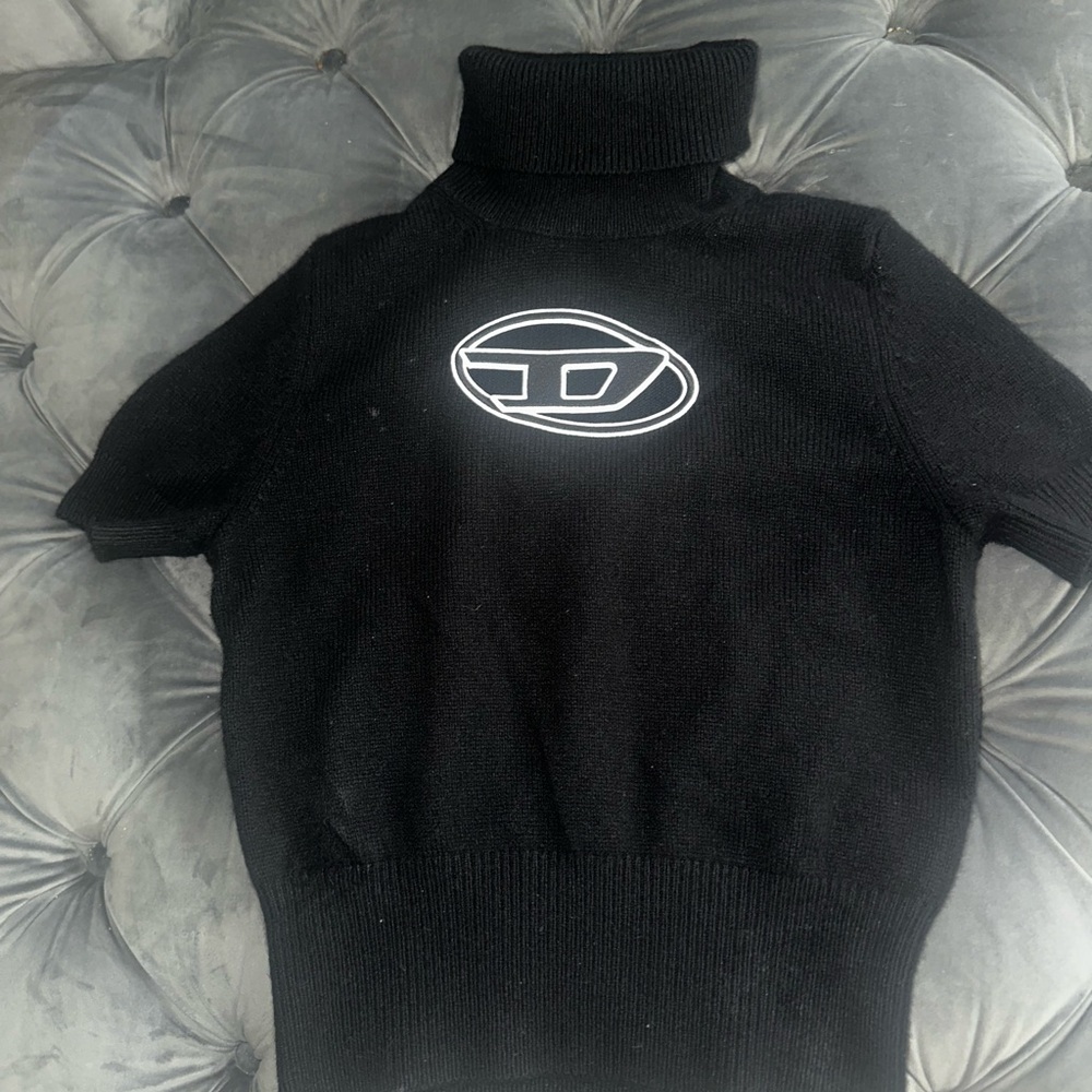 Diesel Black Margaret Turtleneck